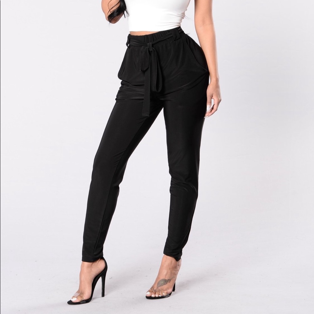 Slinky Tie-Waist Trouser